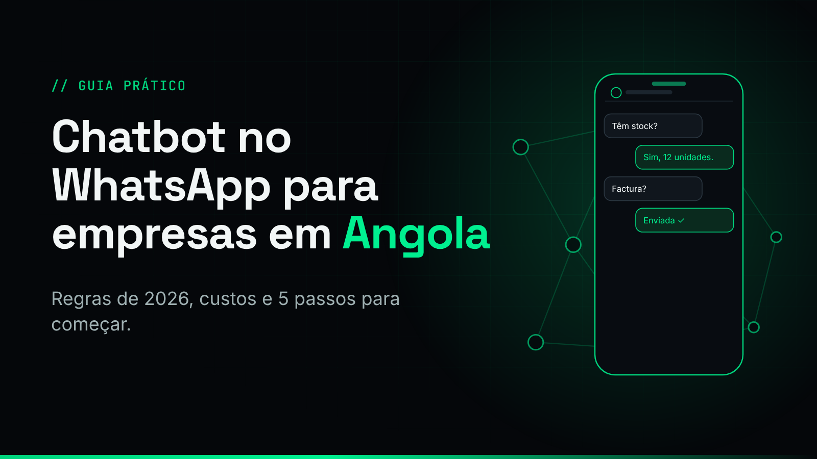 Chatbot no WhatsApp para empresas em Angola: guia prático para começar
