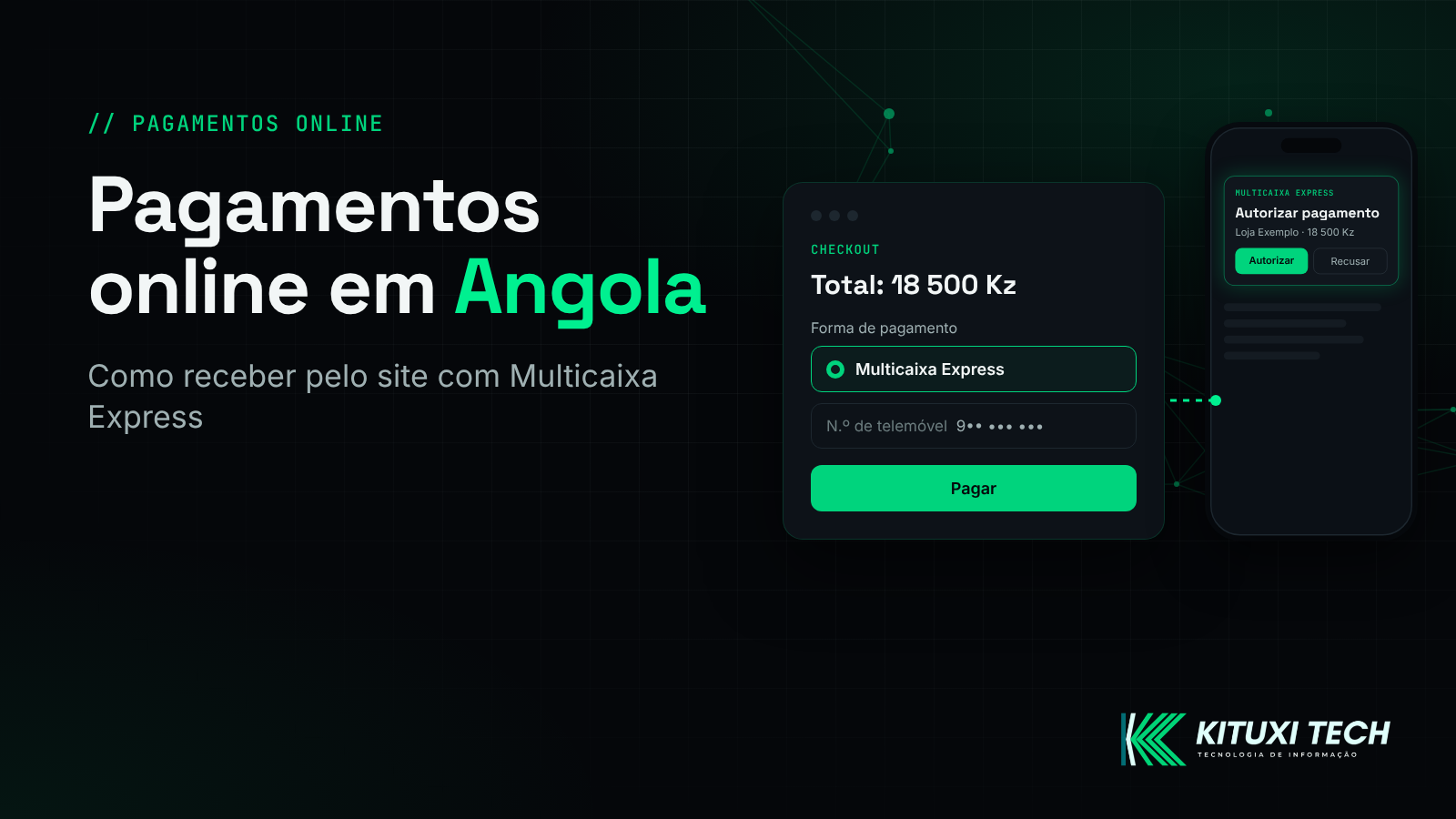 Pagamentos online em Angola: como receber pelo site com Multicaixa Express